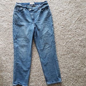 Abercrombie curve love 90s straight ultra high rise